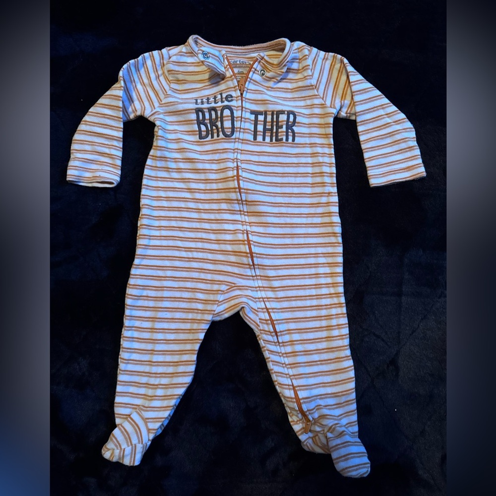 Striped Little Brother Kids One Piece